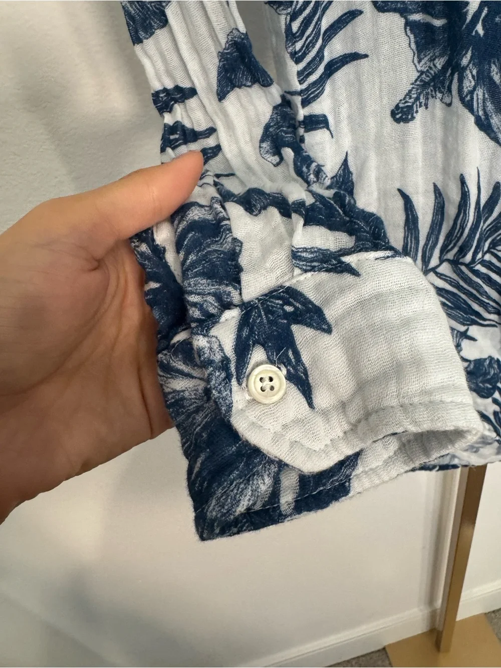 Felicite | Tropical Palm Gauze Matching Set